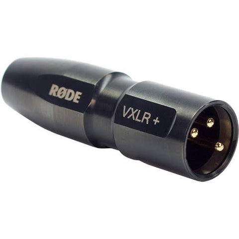 Rode VXLR+ 3.5mm TRS Female to XLR Male Adapter with Phantom Power Converter