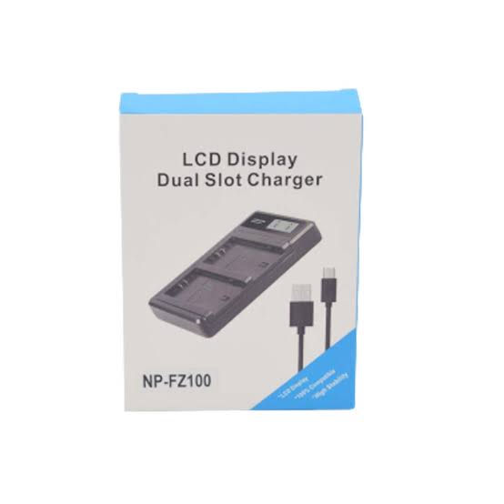 Sony FZ100 LCD Dual USB Battery Charger for Sony