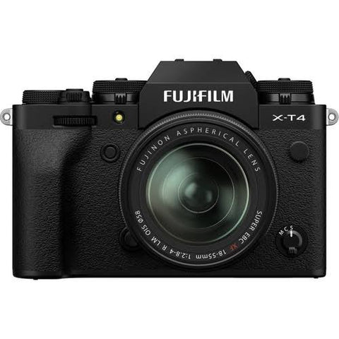 FUJIFILM X-T4 Mirrorless Digital Camera with 18-55mm Lens (Black)