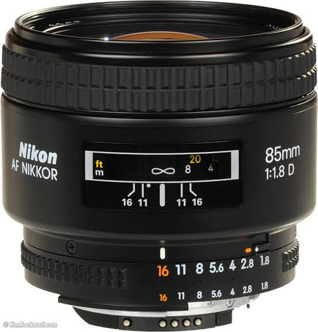 Nikon AF Nikkor 85mm F1.8D Lens