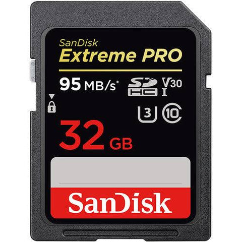 SanDisk 32GB 95mbs Extreme PRO SDHC UHS-I Memory Card