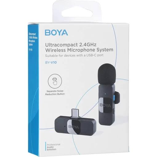 BOYA BY-V20 Professional Wireless Lavalier Microphone Type-C for Android  phone