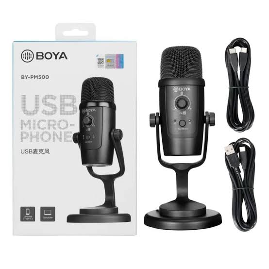 BOYA BY-PM500 USB Microphone for (Mac/Windows/USB-C Devices)