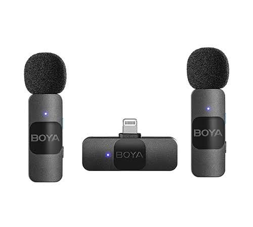 BOYA BY-V2 dual person wireless microphone system