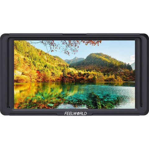 FeelWorld F5 5.0" Full HD HDMI On-Camera Monitor with 4K Support and Tilt Arm